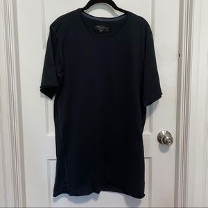 Rag & Bone Long Line Tee Black